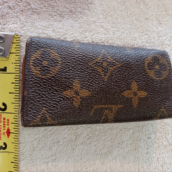 Louis Vuitton Brown Damier Leather Key Holder 🔑 GUD - Picture 2 of 7